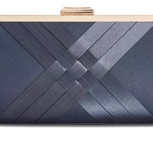 Glamour and gleam International Concepts' classic clutch in smooth satin
